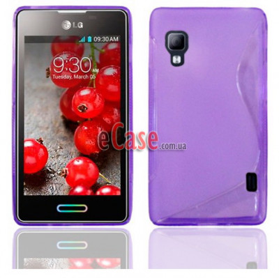 TPU накладка S-Case для LG E455 Optimus L5 II Dual — eCase