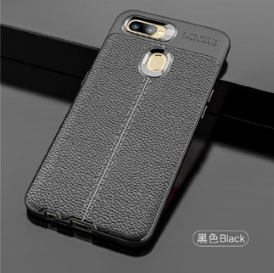 ТПУ накладка Leather для OPPO A5s — eCase
