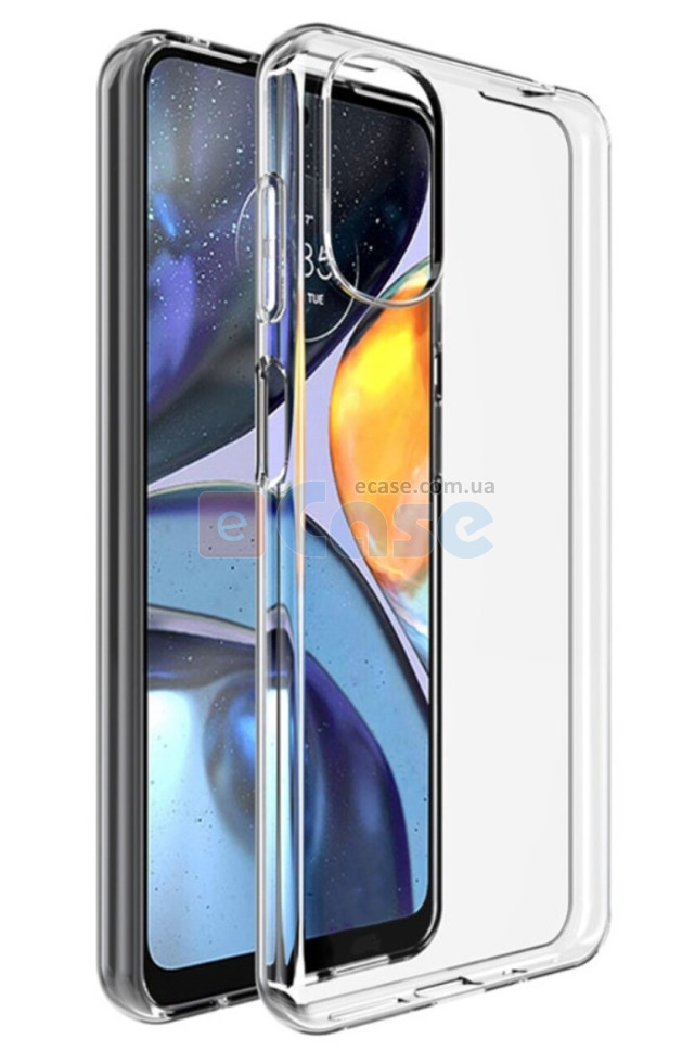 Прозрачная ТПУ накладка для Motorola Moto G22 EXELINE Crystal (Strong 0,5мм) фото 1 — eCase
