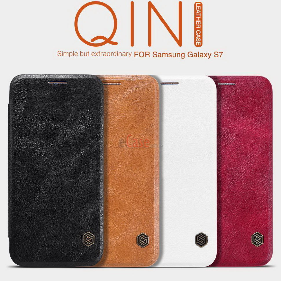 Чехол (книжка) Nillkin Qin для Samsung G930F / G930FD Galaxy S7 фото 1 — eCase