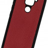 ТПУ чехол для Xiaomi Redmi Note 9 "Cover Flotar" (с вставкой из натуральной кожи) фото 6 — eCase