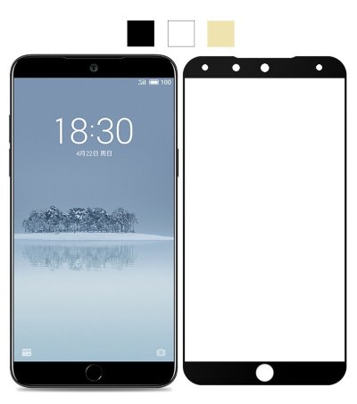 Защитное стекло для Meizu 15 Lite (Tempered Glass Frame 2,5D) с рамкой — eCase