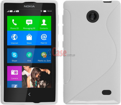 TPU накладка S-Case для Nokia X / X+ — eCase