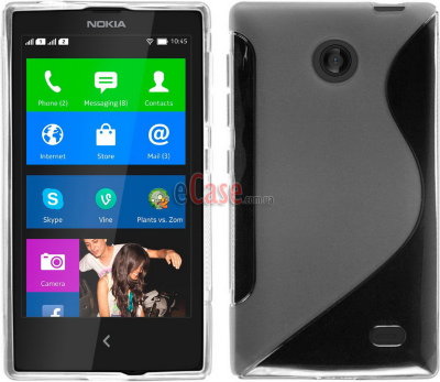 TPU накладка S-Case для Nokia X / X+ — eCase