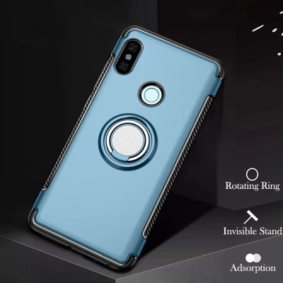 TPU+PC чехол Strips Ring для Xiaomi Redmi Note 6 — eCase