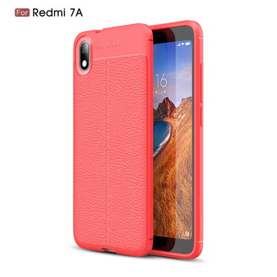 ТПУ накладка Leather для Xiaomi Redmi 7A — eCase
