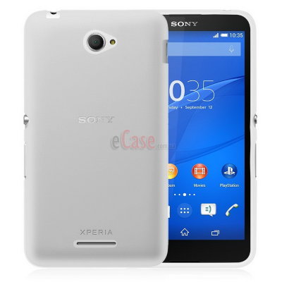 TPU накладка для Sony Xperia E4 (матовий, однотонний) — eCase