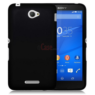 TPU накладка для Sony Xperia E4 (матовий, однотонний) — eCase