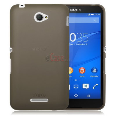 TPU накладка для Sony Xperia E4 (матовий, однотонний) — eCase